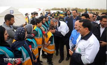 مانور تمرین اسکان اضطراری کلانشهر تهران 11