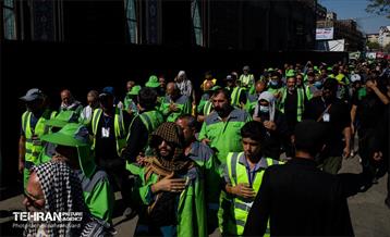 دسته عزاداری پاکبانان شهر تهران در کربلا 10