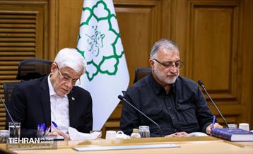 نشست صمیمانه شهردار تهران با معاون اول رئیس‌جمهور