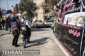 ایستگاه آتش نشانی امام حسین(ع) در سوگ شهید بهنام میرزاخانی‎ 7