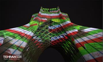 نور افشانی در شب سالگرد پیروزی انقلاب اسلامی - 2 2