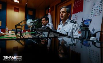 نشست خبری مدیر عامل سازمان آتش نشانی  1