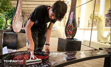 کارگاه ساخت علامت های عاشورایی