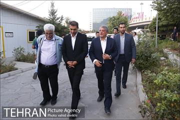 بازدید شهردار تهران از پروژه های عمرانی شهر تهران 2