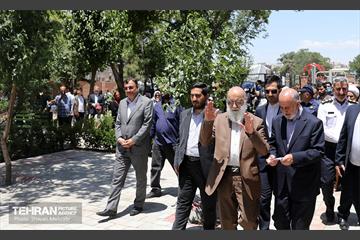 افتتاح بوستان شهدای خدمت و ۲۱۰ پروژه منطقه ۱۰ 16