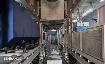 عملیات حفاری خط ۱۰ متروی تهران 23