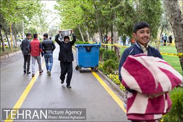 روز طبیعت بارانی در بوستان رازی 3