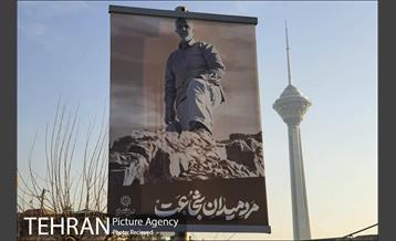 سیاه پوش شدن شهر در سالگرد شهادت سردار سلیمانی 7