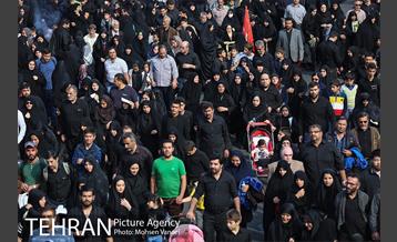 راهپیمایی جاماندگان اربعین حسینی از کربلا در تهران 1