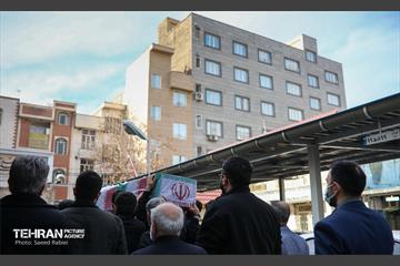 مراسم وداع با شهید سید مرتضی رضا قدیری در حراست شهرداری 52