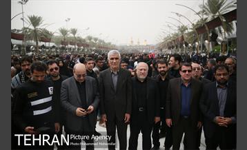 حضور سیدمحمدعلی افشانی شهردار تهران در کربلا 14