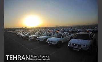 پیشواز نیروهای شهربان و حریم بان از نوروز با حضور شهردار تهران 4