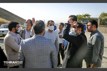 بازدید مدیر کل حریم شهرداری تهران از منطقه 5