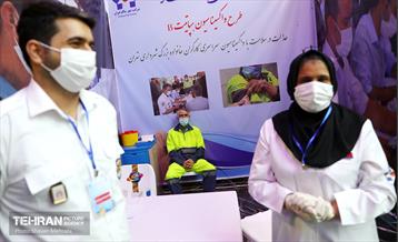 به وقت خدمت؛ واکسیناسیون کارگران شهرداری تهران 3