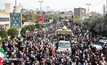 تشییع پیکر سردار شهید علی‌محمد نائینی