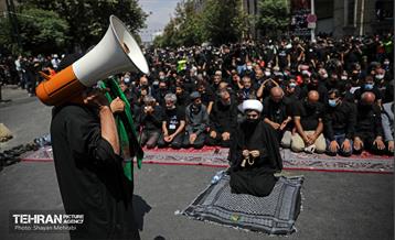 خیمه سوزان ظهر عاشورا در چهار راه گلوبندک  18