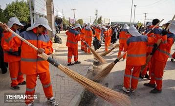 خدمات شهرداری منطقه 5 در گذرگاه مرزی مهران 8