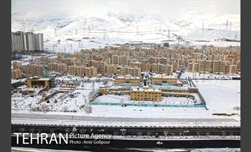 پس از یک روز برفی در پایتخت 6