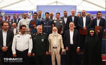 آیین افتتاح فاز اول ساخت بزرگراه سردار شهید محمد بروجردی 7