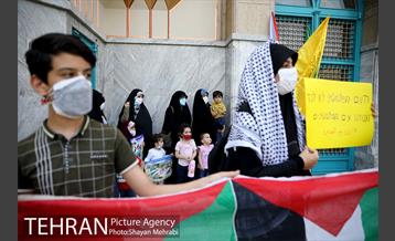 تجمع دانشجویی و مردمی در حمایت از مردم فلسطین 7