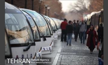 آیین رونمایی و بهره برداری از ناوگان حمل و نقل پاک با حضور دکتر قالیباف 5