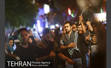 دسته های عزاداری محرم در محله امام زاده حسن  3