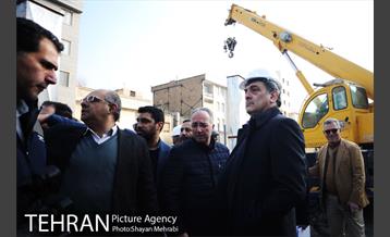 بازدید شهردار تهران از پروژه میدانگاه شهری امیر کبیر 33