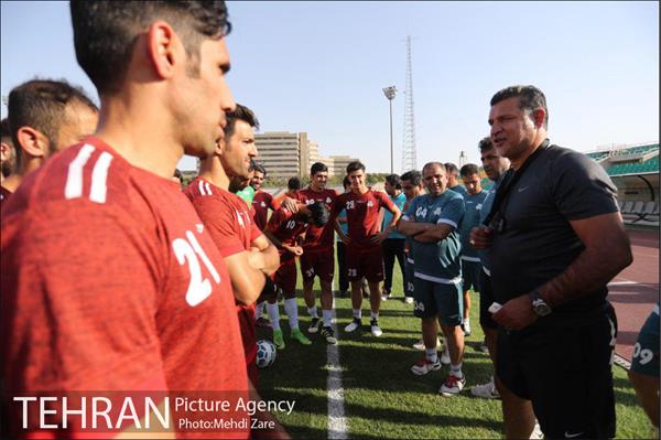 تمرین تیم فوتبال سایپا تهران