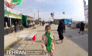 زائران مسیر کربلا  5