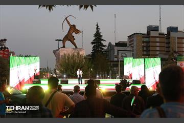 آیین رونمایی از مجسمه آرش کمانگیر 5