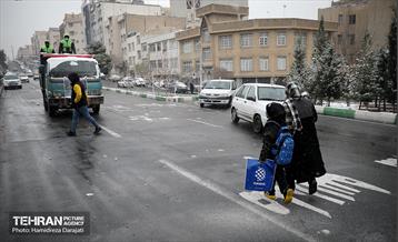 برف چهره تهران را سپیدپوش کرد 16