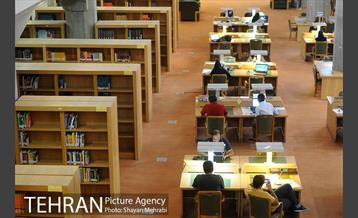 کتابخانه ملی در فصل امتحانات 16