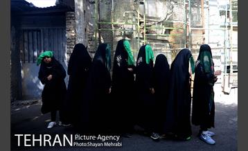 حرکت نمادین کاروان اُسرای کربلا در ده ونک 21