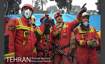 سومین روز عملیات امداد ونجات حادثه پلاسکو -5 3