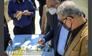 بازدید مدیران شهری تهران از پروژه باغ راه حضرت فاطمه(س) 4