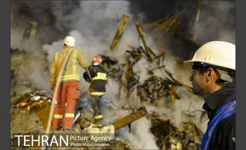 سومین شب عملیات امداد ونجات حادثه پلاسکو 3