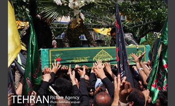 تشییع شهدای مدافع حرم تیپ فاطمیون 15