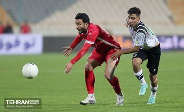 دیدار تیم های فوتبال پرسپولیس تهران و نفت مسجد سلیمان 22