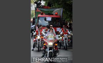 مراسم تشییع پیکر شهید آتش نشان علی قانع 11