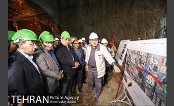 بازدیدشهردار تهران از پروژه های زیرگذر گیشا و استاد معین 17