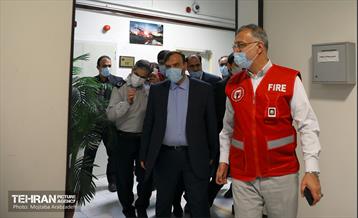 بازدید سرزده شهردار تهران از ستاد فرماندهی عملیات آتش نشانی 4
