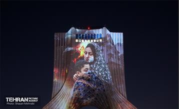 ویدئومپینگ محکومیت جنایت رژیم صهیونیستی در میدان آزادی 23