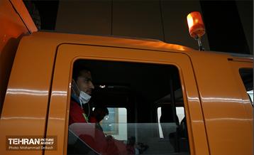 مانور عملیاتی دیریل قطار و تخلیه اضطراری مسافری