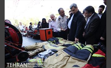 افتتاح ایستگاه 110 آتشنشانی با حضور شهردار تهران 7