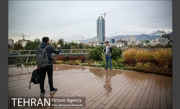بارش باران پاییزی در تهران 23