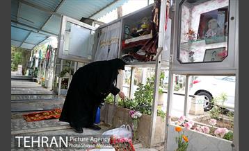 اولین پنجشنبه سال 1400 در بهشت زهرا(س) 23