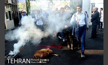 شهردار تهران در آیین نواختن زنگ سال تحصیلی جدید در دبیرستان ماندگار البرز 4