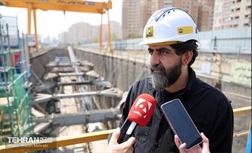 بازدید سخنگوی شهرداری تهران از کارگاه مترو دریاچه شهدای خلیج فارس
