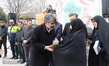 غرس ۱۱۰۰ نهال در منطقه ۱۱ 15