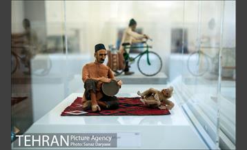 مجسمه مینیاتورهای جهانگیرارجمند در باغ موزه نگارستان 7